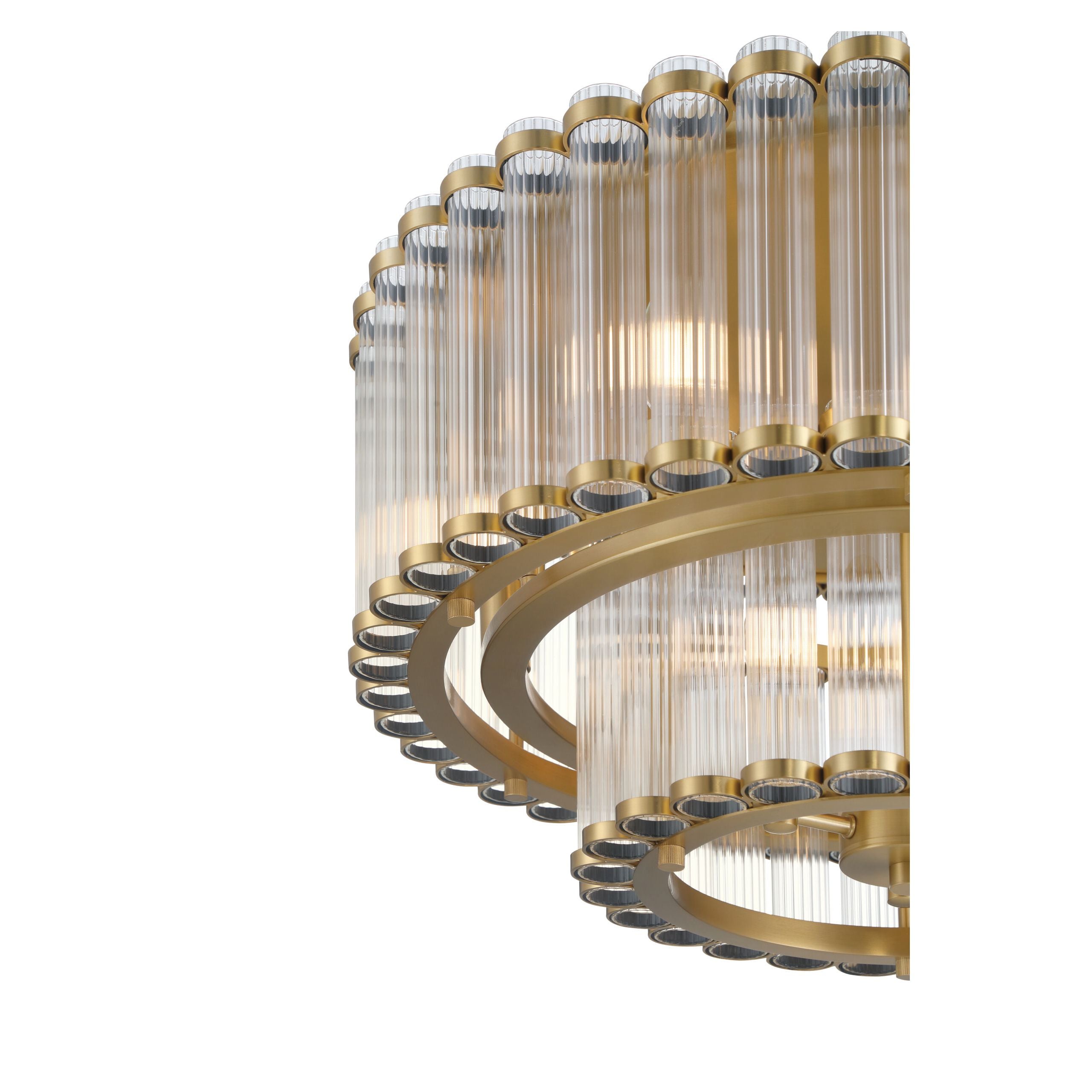 Europhase 49185-010 Glasbury LED Plafonnier en or