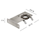 Accessoire de montage sur gouttière Hinkley Lighting 0023SS-MZ en acier inoxydable
