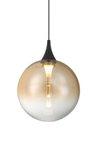 Eurofase 50250-028 Globe LED Iissa Suspension en noir mat