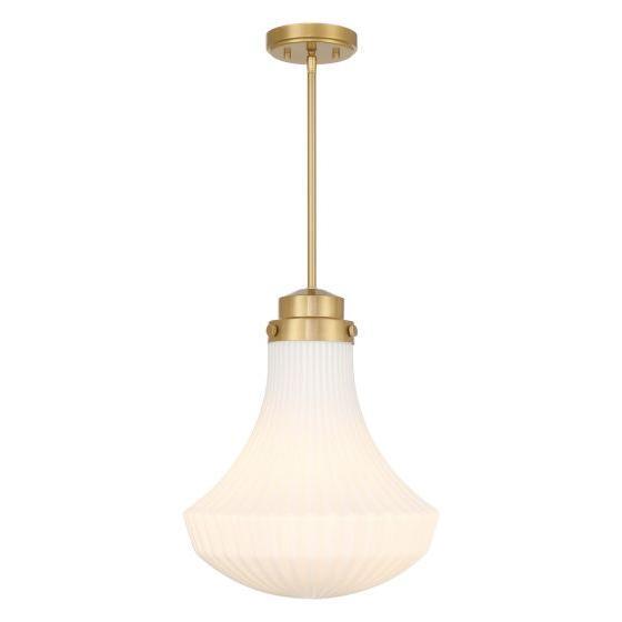 Savoy House - 7-0108-1-322 - One Light Pendant - Bartlet - Warm Brass
