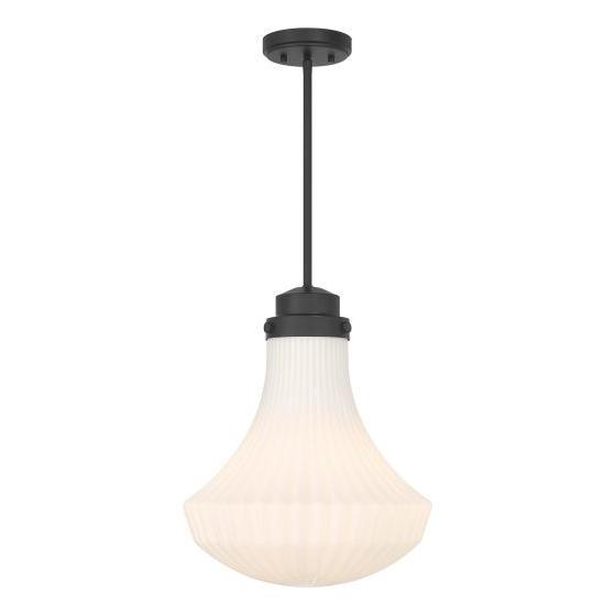 Savoy House - 7-0108-1-89 - One Light Pendant - Bartlet - Matte Black