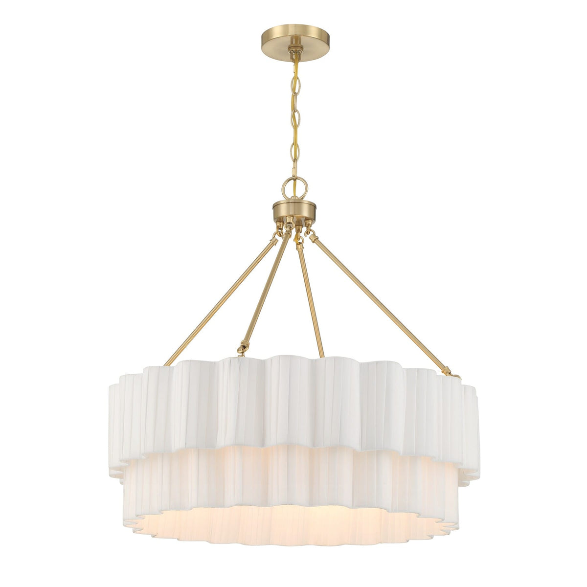 Savoy House 7-1999-4-127 Tucker Pendant in Noble Brass