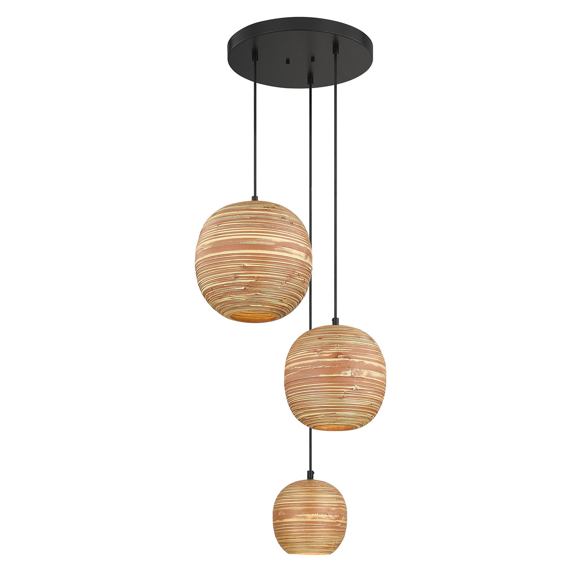 Savoy House 7-2805-3-89 Pharr Pendant in Matte Black