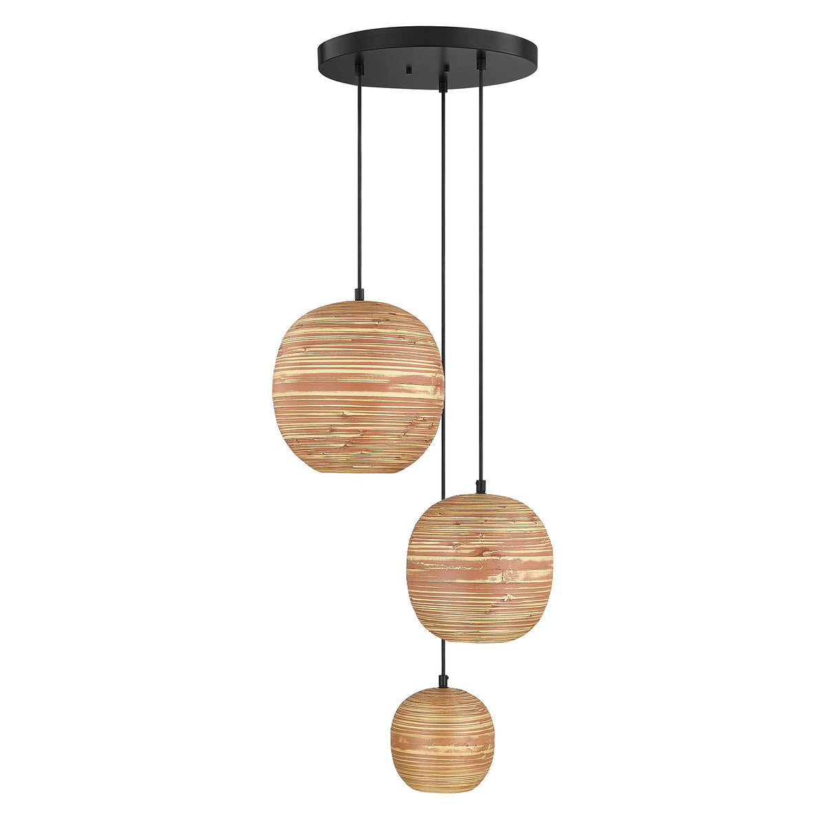 Savoy House 7-2805-3-89 Pharr Pendant in Matte Black