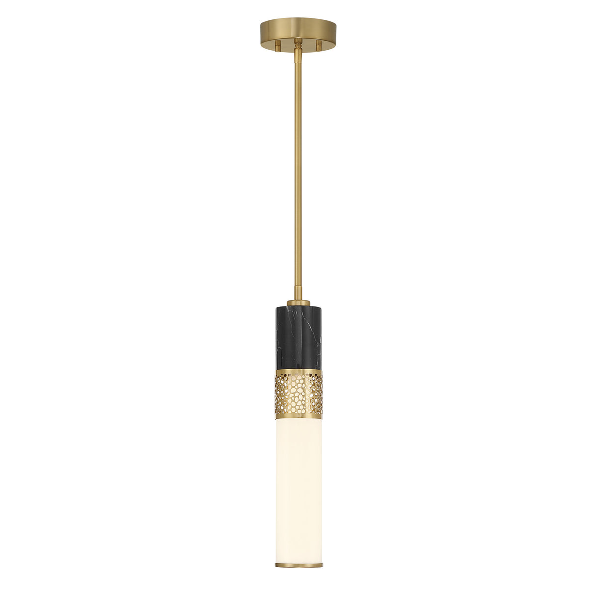 Savoy House 7-2916-1-322 Farrell Pendant in Warm Brass