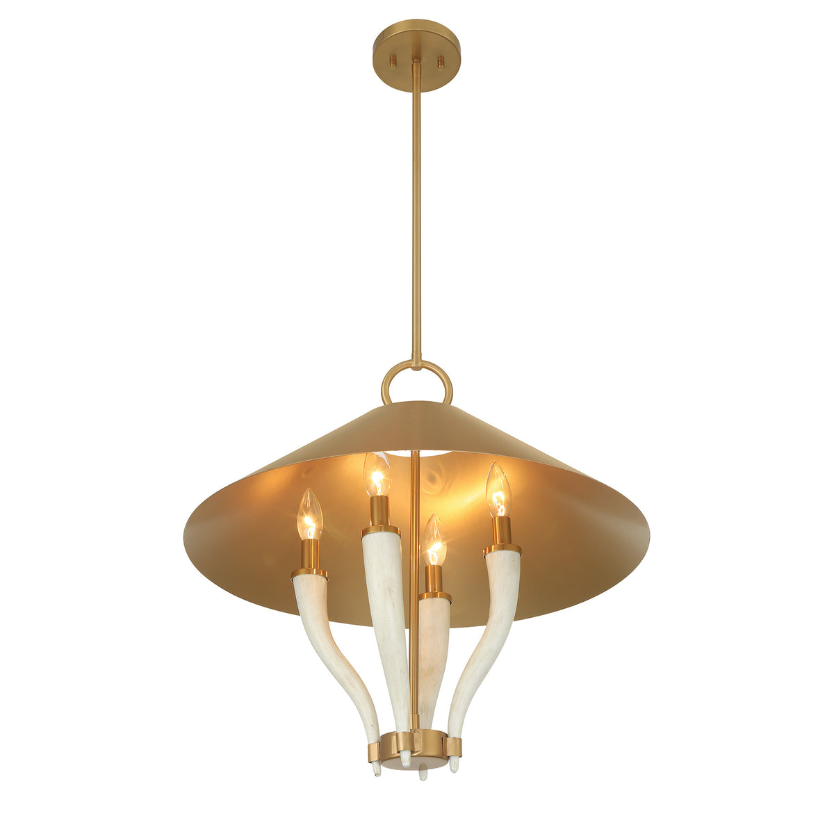 Savoy House 7-6308-4-322 Hearne Suspension en laiton chaud