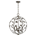 Maison Savoy 7-6704-4-334 Laska Suspension en bronze enchanté