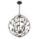 Maison Savoy 7-6704-4-334 Laska Suspension en bronze enchanté