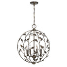 Maison Savoy 7-6704-4-334 Laska Suspension en bronze enchanté