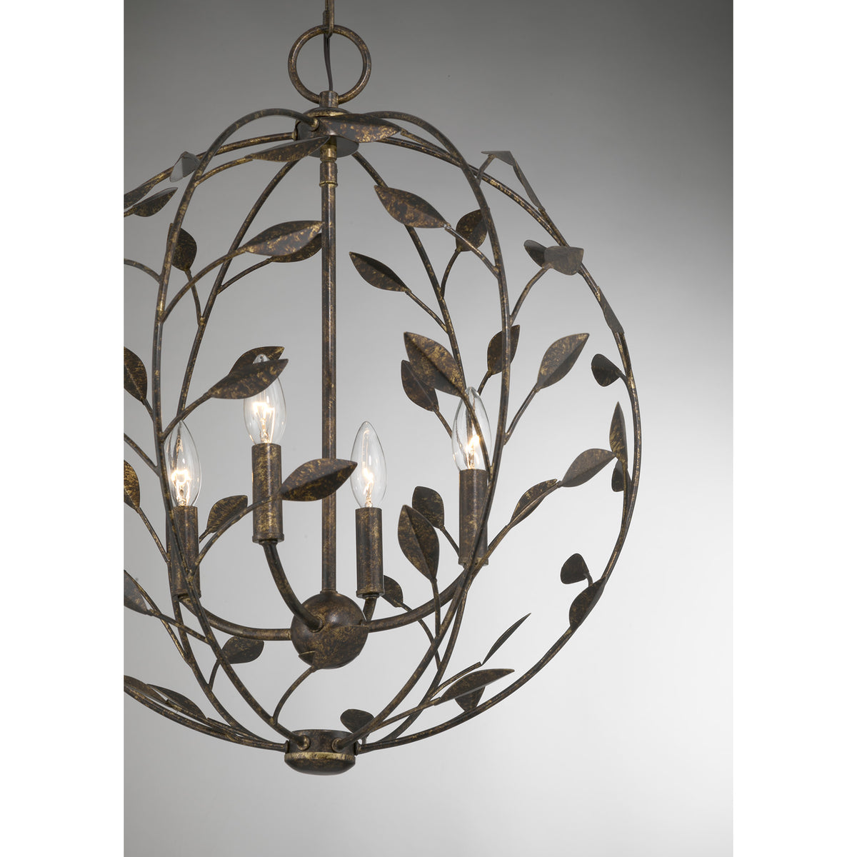 Maison Savoy 7-6704-4-334 Laska Suspension en bronze enchanté