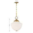 Savoy House 7-6999-1-322 Montrose Pendant in Warm Brass