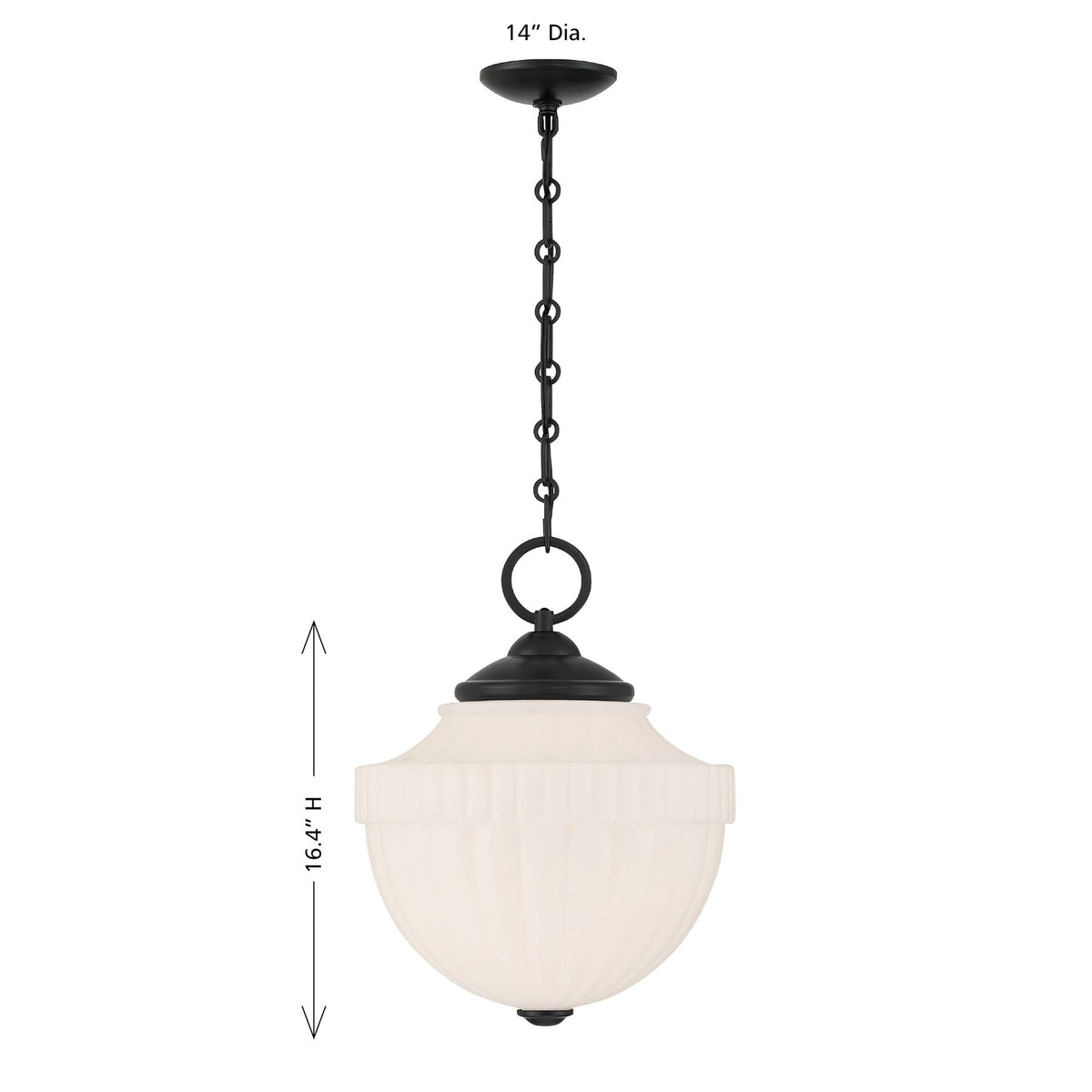 Savoy House 7-6999-1-89 Montrose Pendant in Matte Black