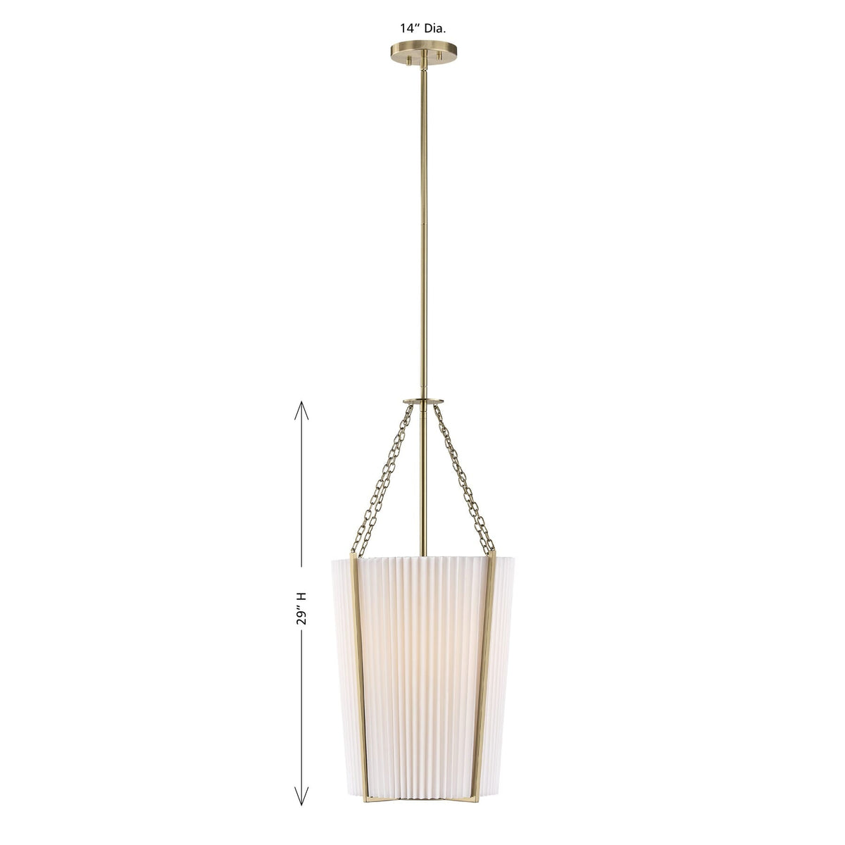 Savoy House 7-7399-1-127 Joplin Pendant in Noble Brass