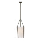 Savoy House 7-7399-1-15 Joplin Pendant in Mediterranean Bronze