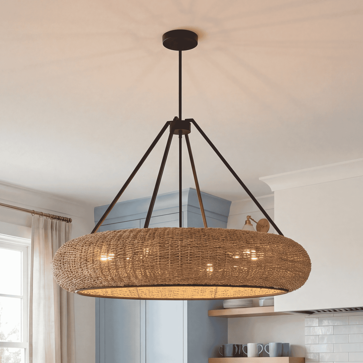 Savoy House 7-8301-6-89 Gaia Suspension en noir mat