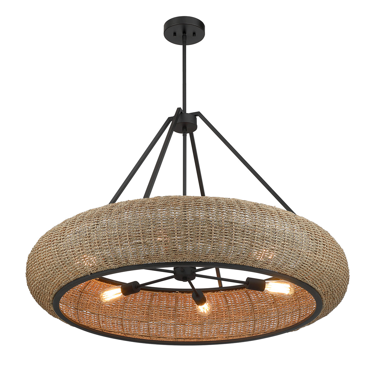 Savoy House 7-8301-6-89 Gaia Suspension en noir mat
