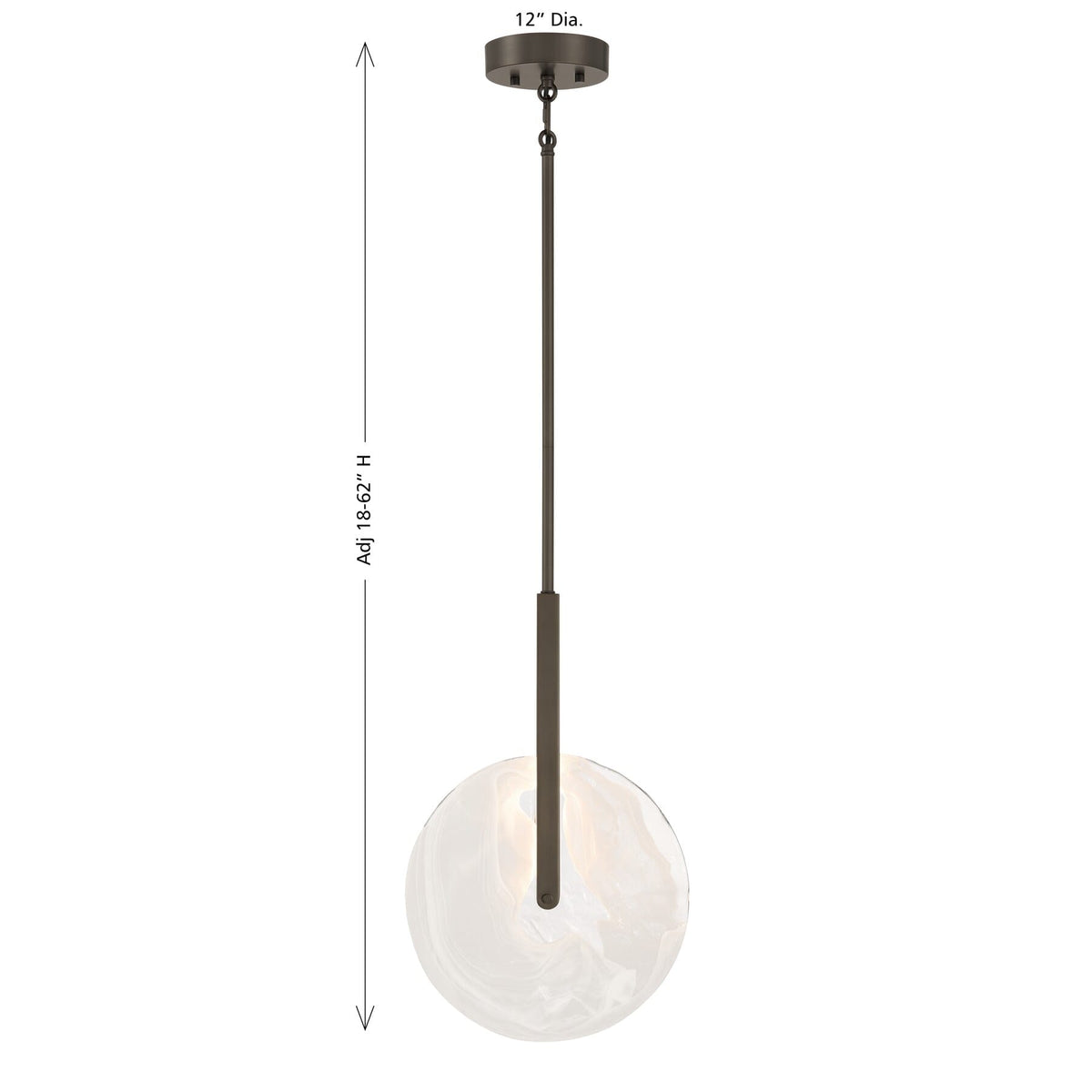 Savoy House 7-9307-1-15 Ainslie LED Pendant in Mediterranean Bronze