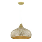 Savoy House 7-9877-1-336 Kemp Pendant in Ivory and Gold Shell