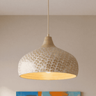 Savoy House 7-9877-1-336 Kemp Pendant in Ivory and Gold Shell