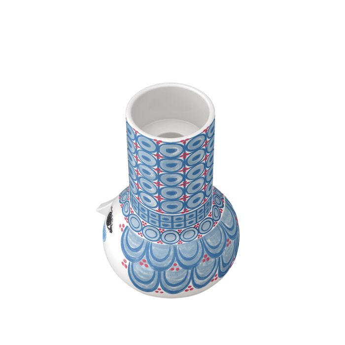 Bjørn Wiinblad 53115 Olga Candle Holder in Light Blue