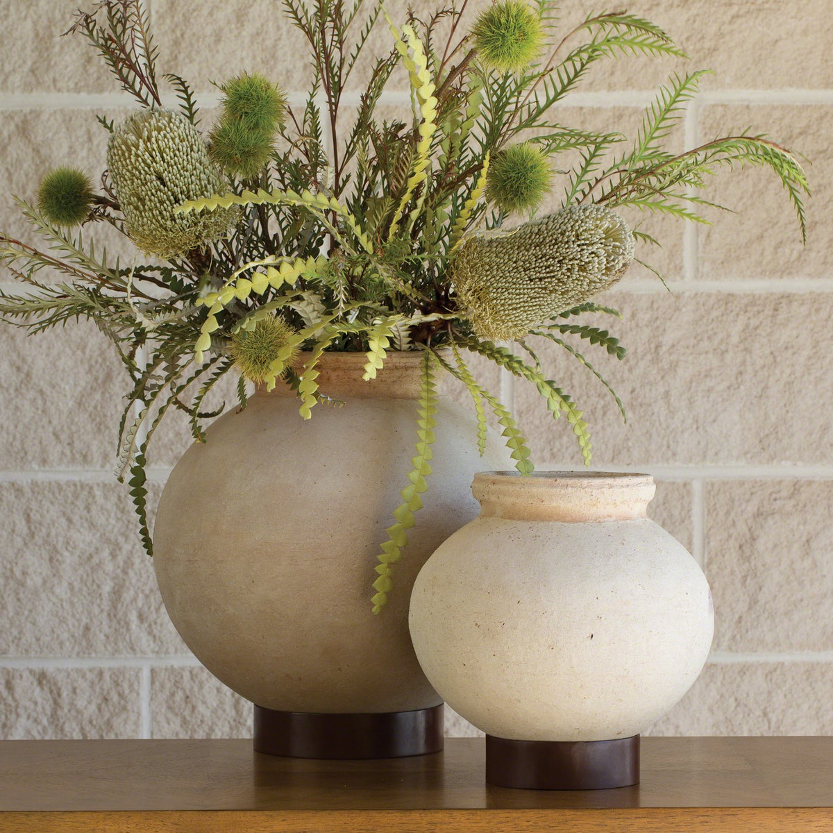 Desert Water Pot w/Iron Base