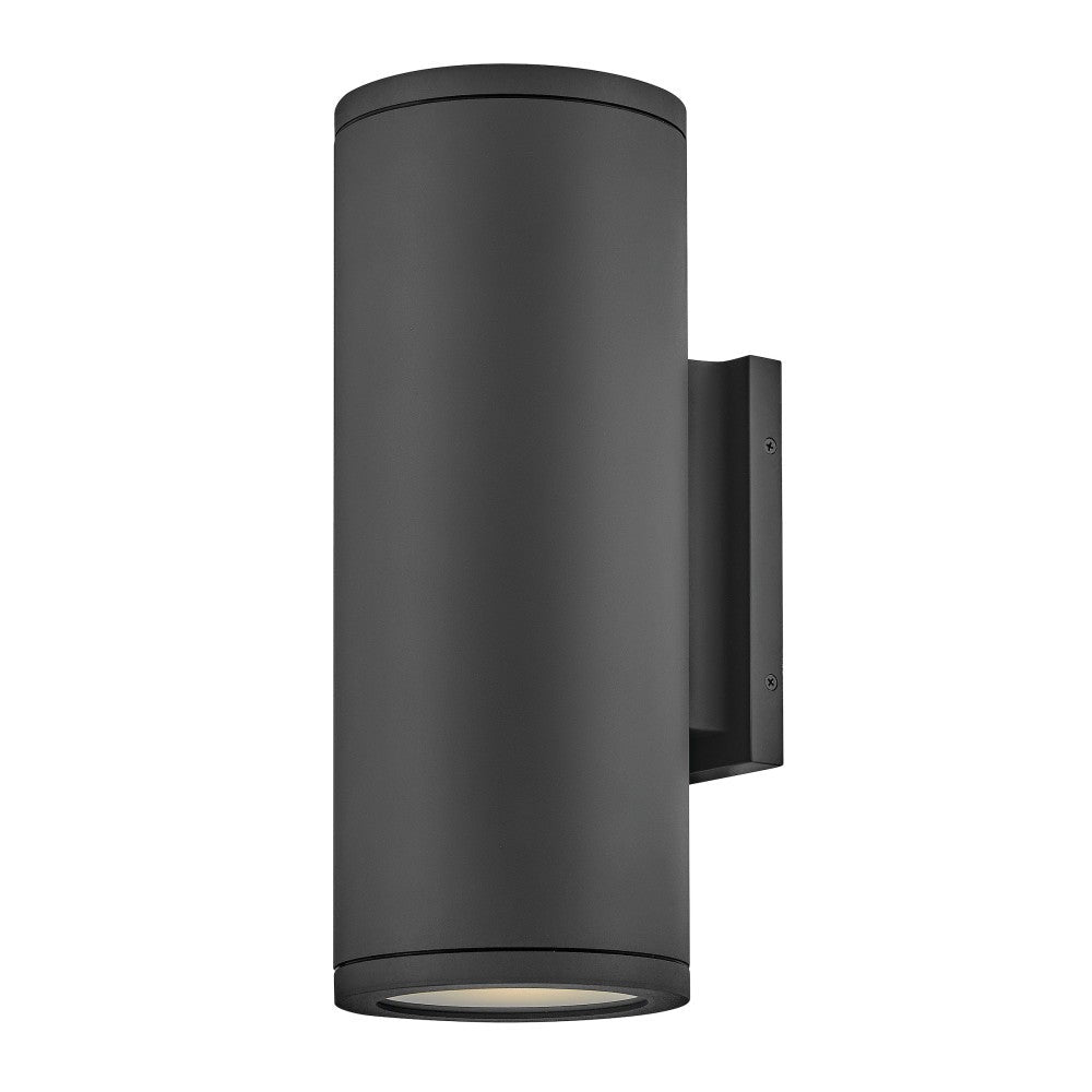 Hinkley Lighting 13595BK-LL Silo LED Up/Down Wall Mount Lantern in Black