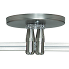 Visual Comfort Modern Collection 700MOP4C402S MonoRail 4" Round Power Feed Canopy Dual-Feed