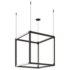 Confort visuel Collection moderne 700BRXCL93024BR Brox Cube Suspension
