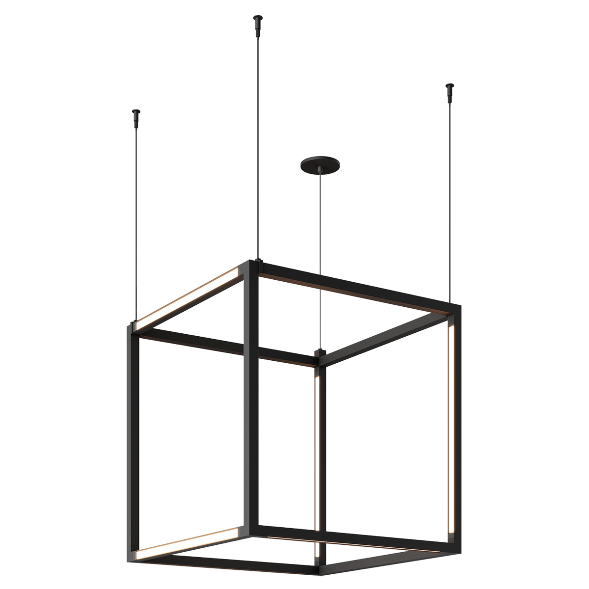 Confort visuel Collection moderne 700BRXCL93024BS Brox Cube Suspension