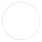 Visual Comfort Modern Collection 700TRSRNGR450NB Trellis Spacer Round