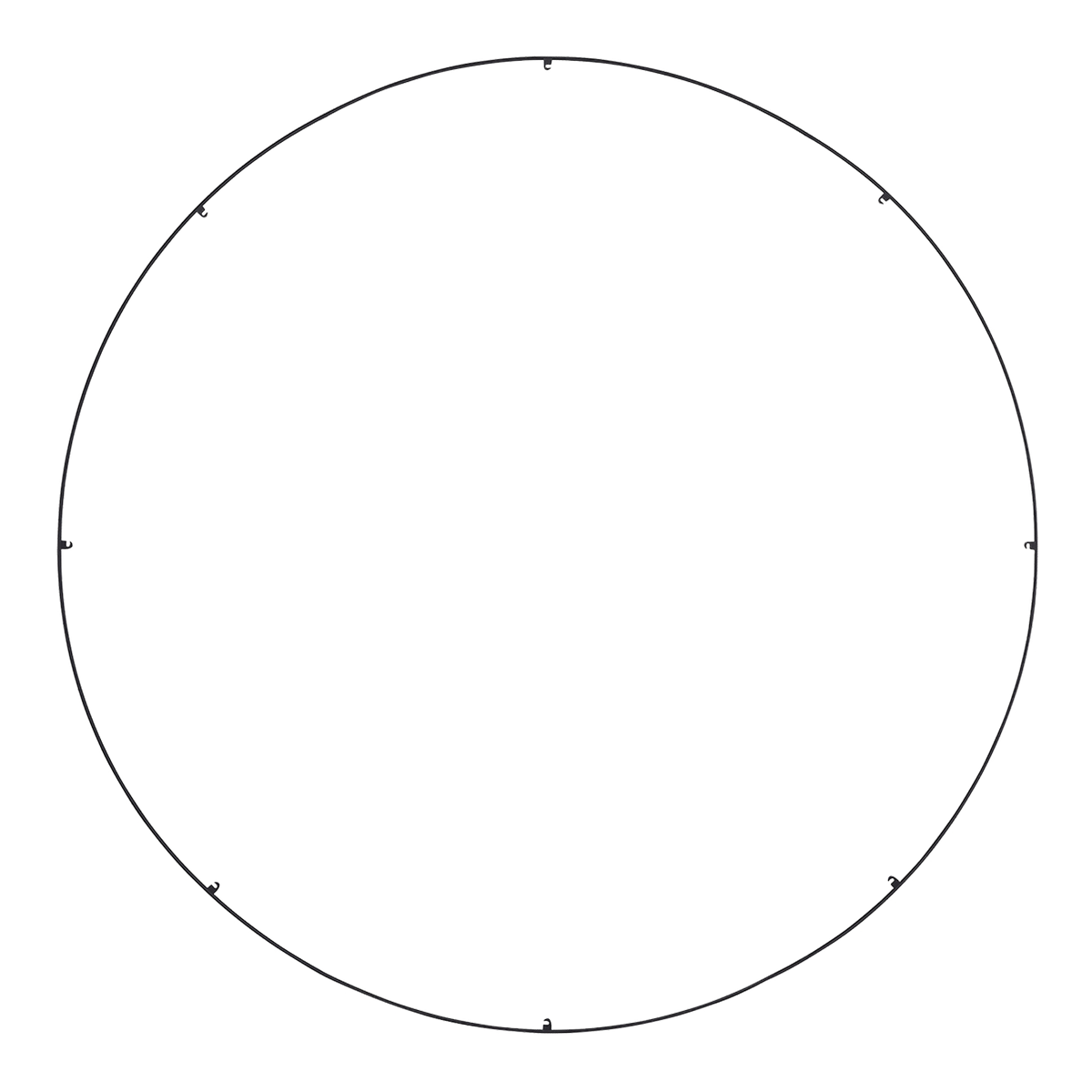 Visual Comfort Modern Collection 700TRSRNGR850B Trellis Spacer Round