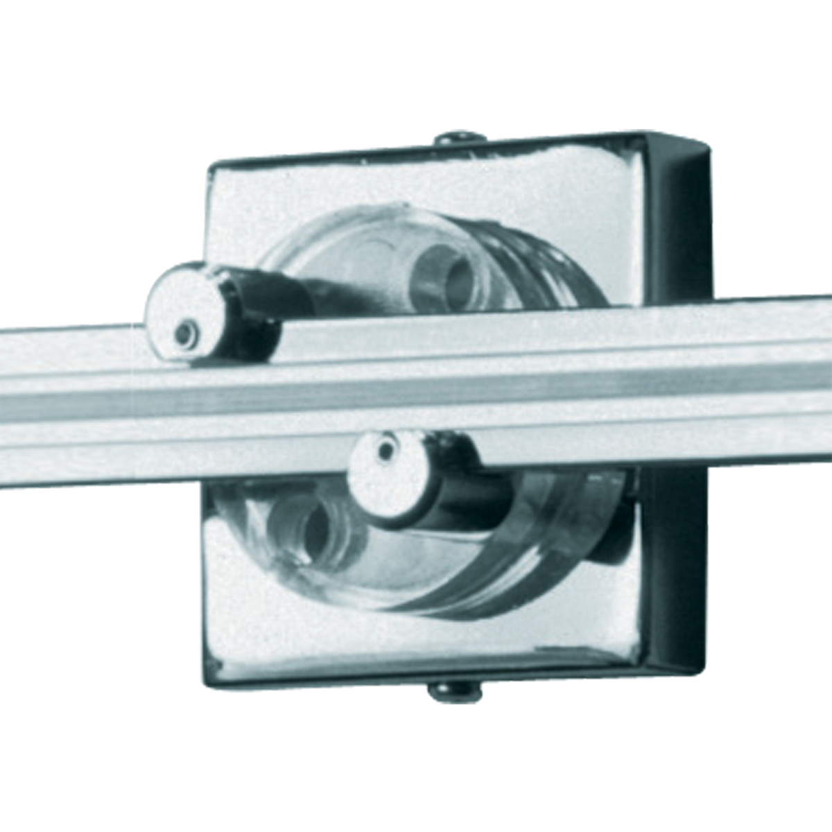 Visual Comfort Modern Collection 700WMOP2SQS Wall MonoRail 2" Square Power Feed Canopy Single-Feed