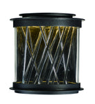 Éclairage extérieur Maxim Lighting 53495CLTEPC Bedazzle Murale en finition ébène texturée / chrome poli