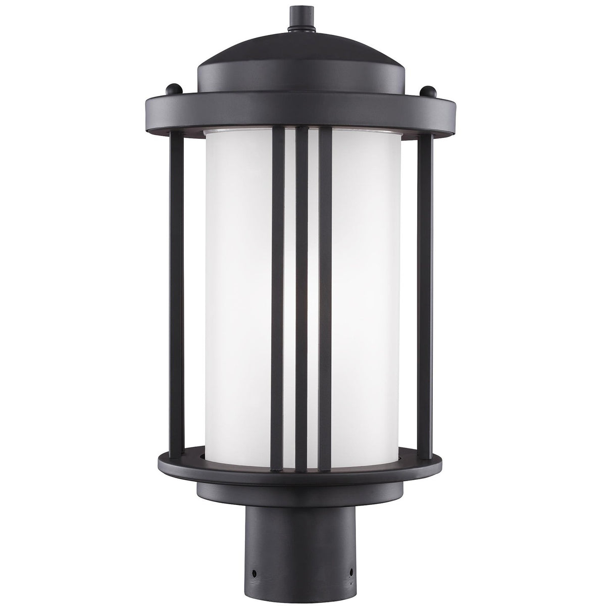 Generation Lighting Canada - 8247901-12 - One Light Outdoor Post Lantern - Crowell - Black