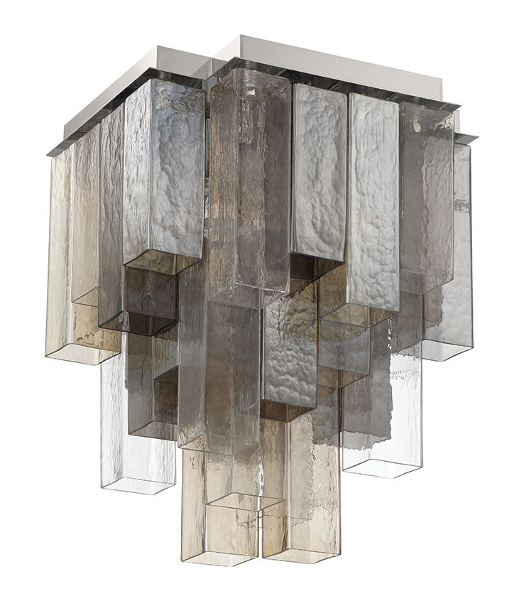 Eurofase 50314-010 Altesa LED Crystal Flush Mount in Chrome