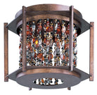 Maxim Lighting 21570CT Trinket Flush Mount in Chestnut