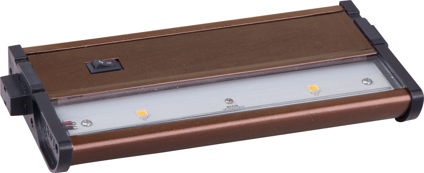 Éclairage sous meuble Maxim Lighting 89922MB CounterMax MX-L120DC en bronze métallisé