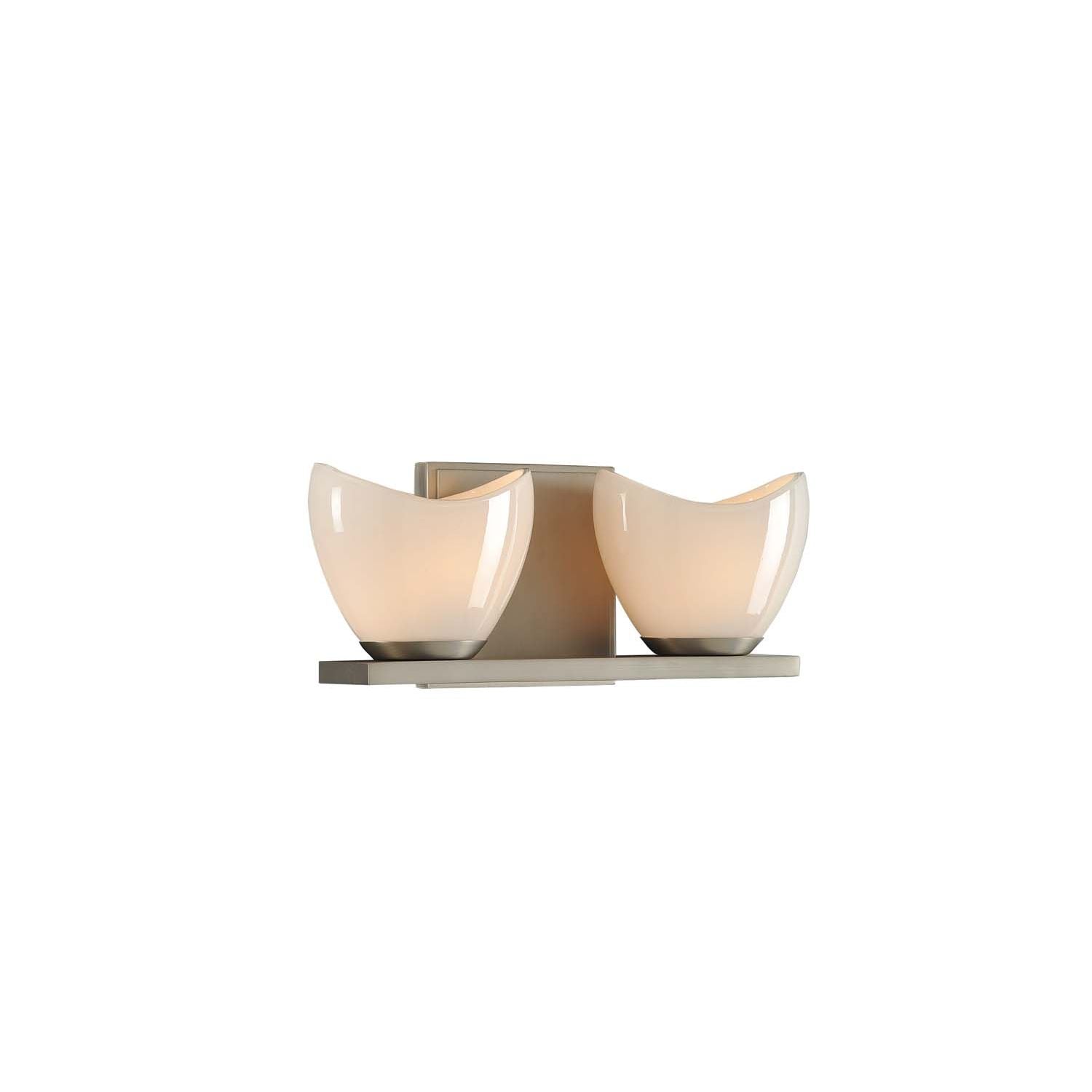 Kalco - 313032SN - Éclairage LED pour salle de bain - Vero - Nickel satiné