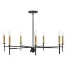 Lark 83077BK Hux Chandelier 83077 in Black