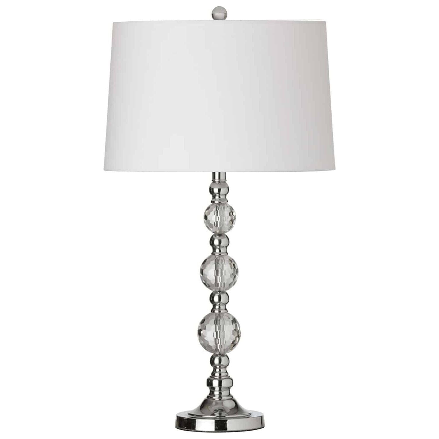 Dainolite Canada - C33T-PC - One Light Table Lamp - Crystal - White
