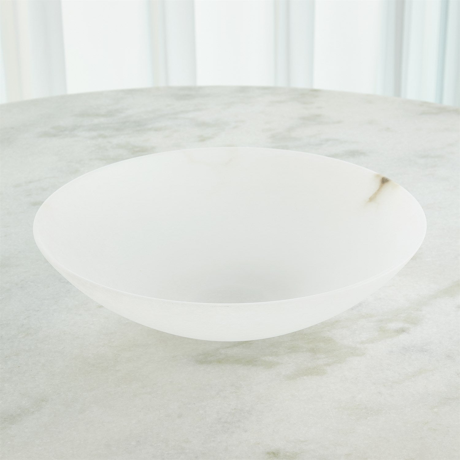 Wide Alabaster Bowl