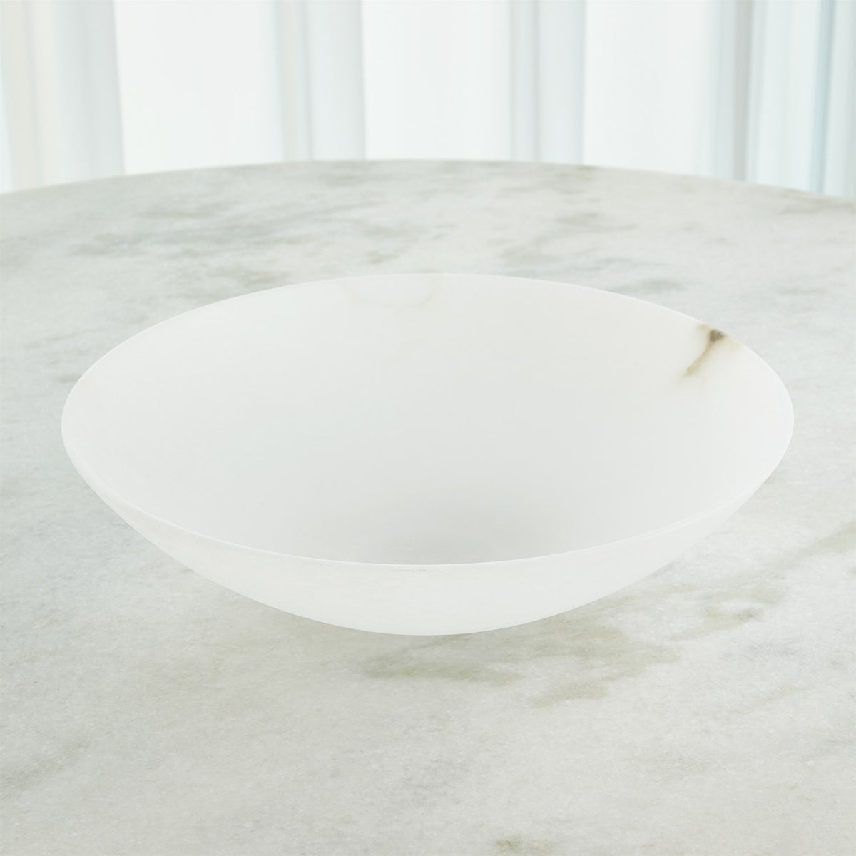 Wide Alabaster Bowl