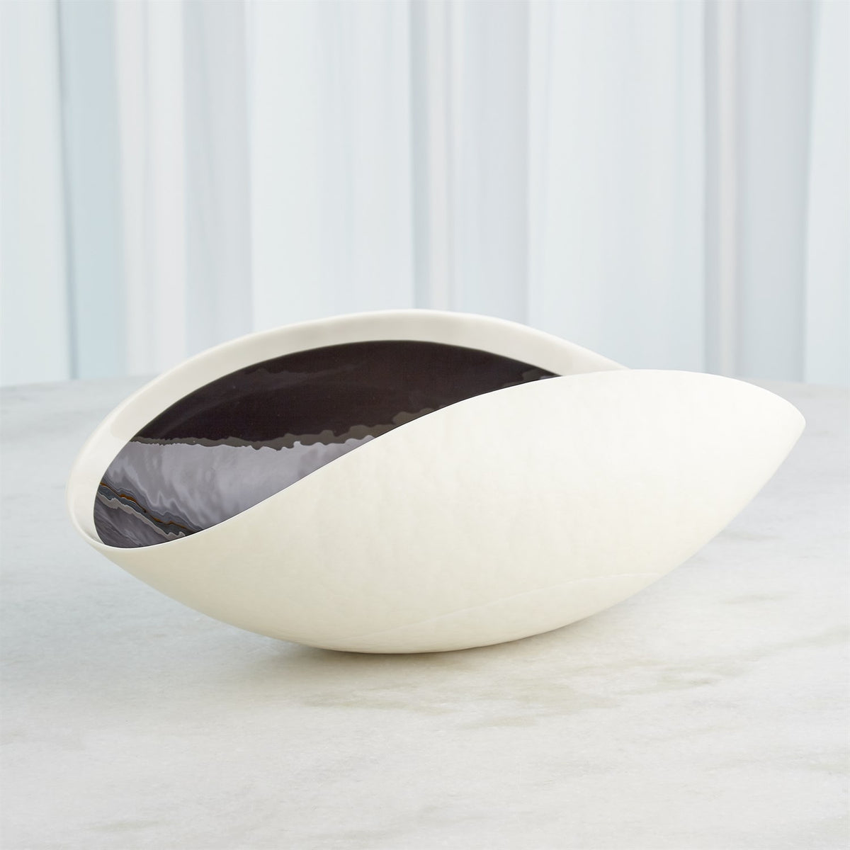 Ebony & Ivory Glass Collection