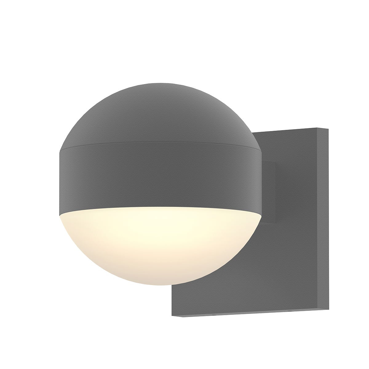 Sonneman 7300.DC.DL.74-WL REALS Downlight LED Wall Sconce in Textured Gray