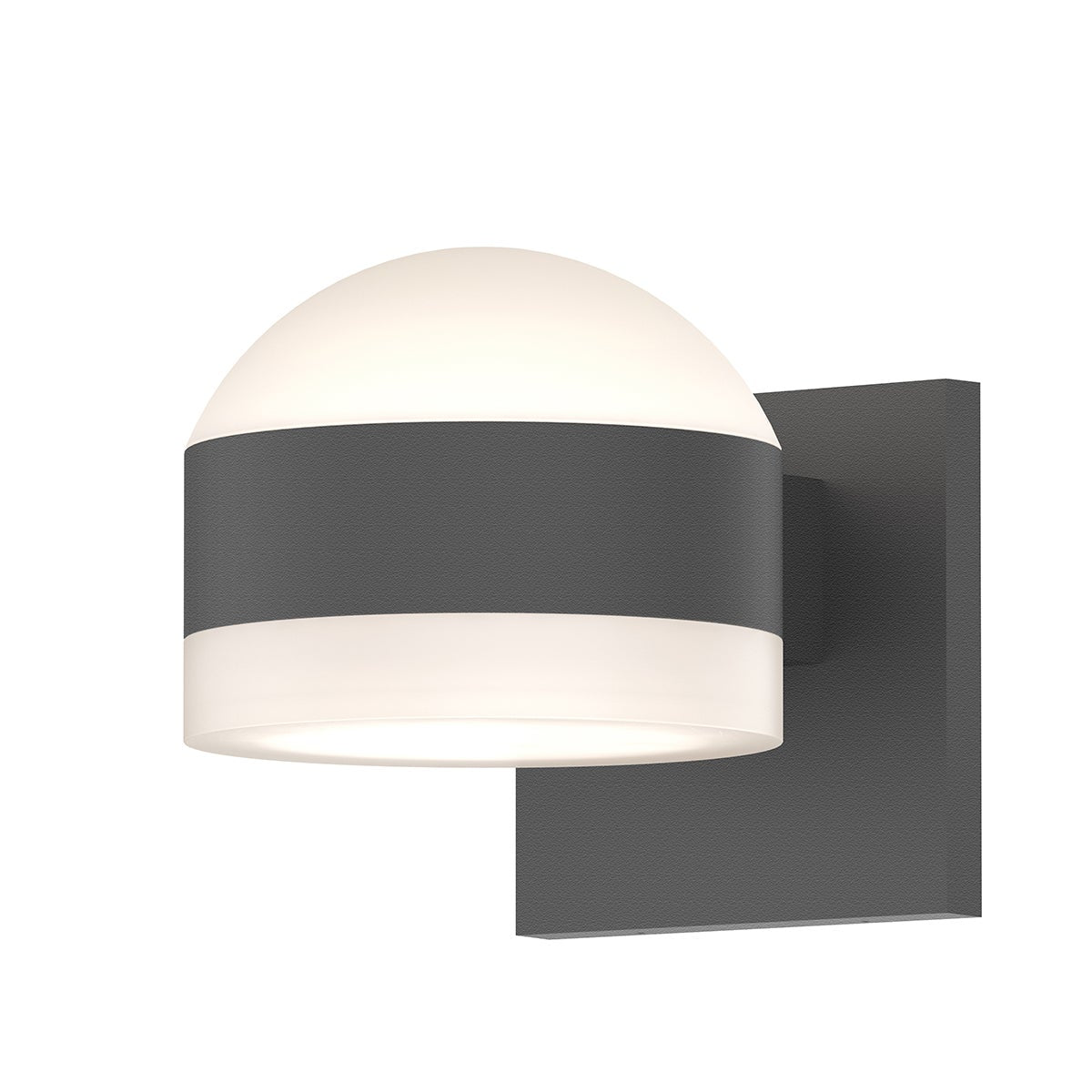 Sonneman 7302.DL.FW.74-WL REALS Up/Down LED Wall Sconce in Textured Gray