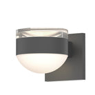 Sonneman 7302.FH.DL.74-WL REALS Up/Down LED Wall Sconce in Textured Gray