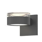 Sonneman 7302.FH.PL.74-WL REALS Up/Down LED Wall Sconce in Textured Gray