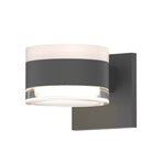 Sonneman 7302.FW.FH.74-WL REALS Up/Down LED Wall Sconce in Textured Gray
