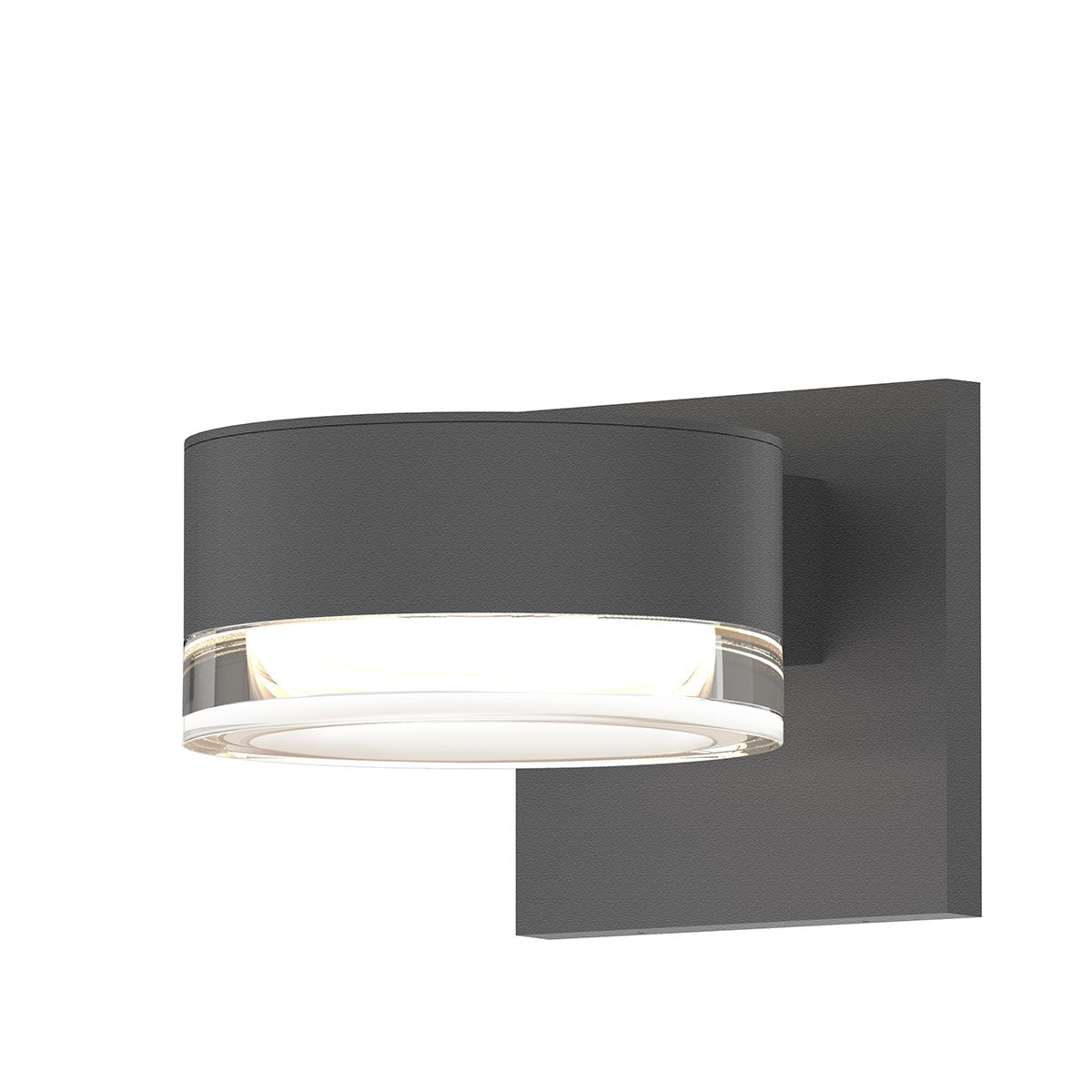 Sonneman 7302.PL.FH.74-WL REALS Up/Down LED Wall Sconce in Textured Gray