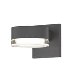 Sonneman 7302.PL.FH.74-WL REALS Up/Down LED Wall Sconce in Textured Gray